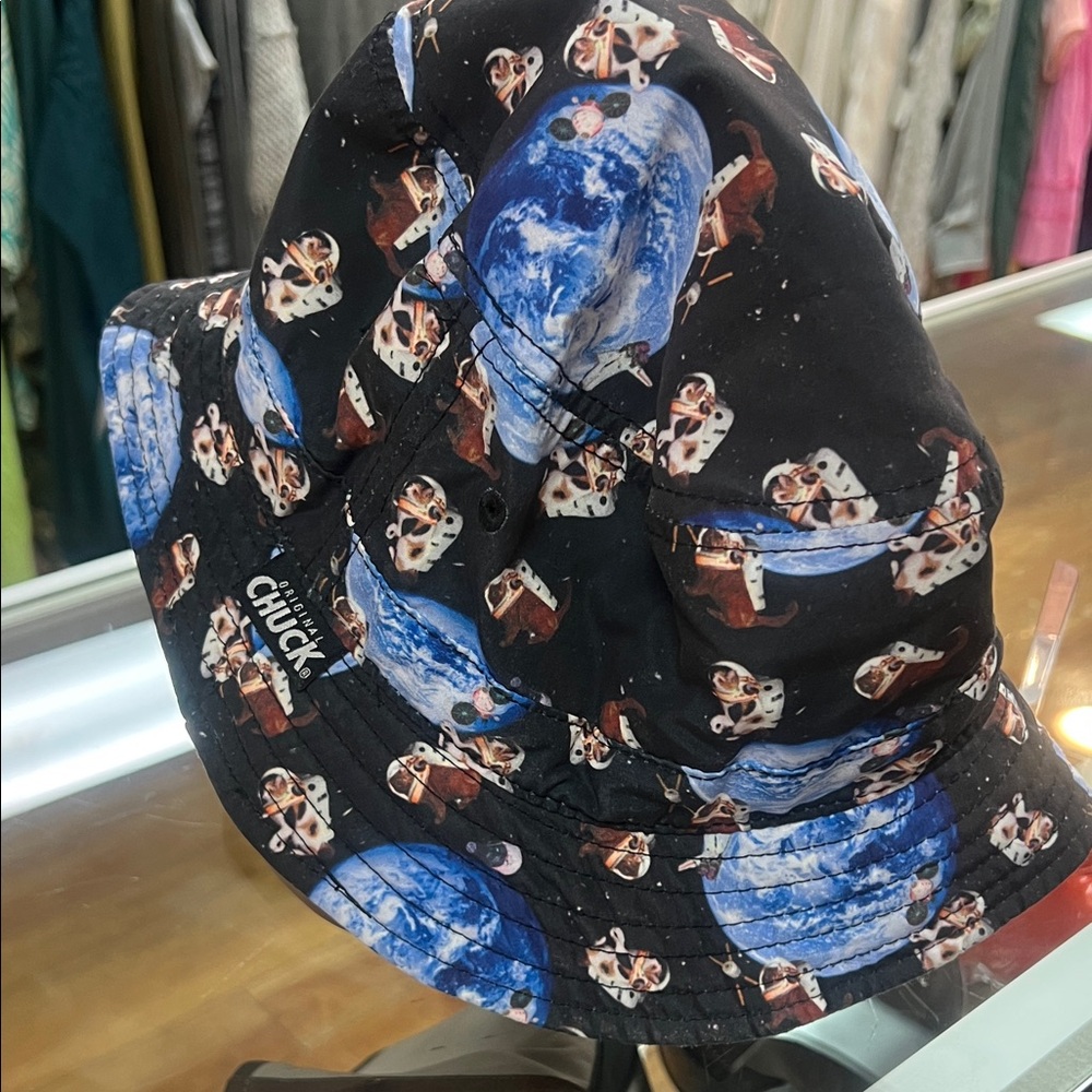 Original chuck Kids' Black Space Adventure bucket hat